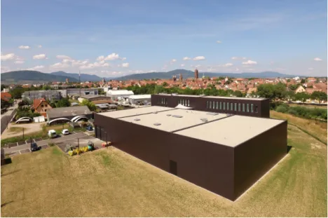 Fig. 1 - La section des dépôts du bâtiment  mutualisé du CCE d’Alsace et d’Archéologie  Alsace