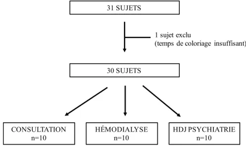 Figure 4 : Schéma de l'étude. 