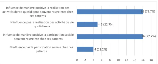 Figure 11 : Diagramme des réponses à la question 23 