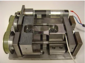 Figure 6: In-house developed miniature tensile machine.