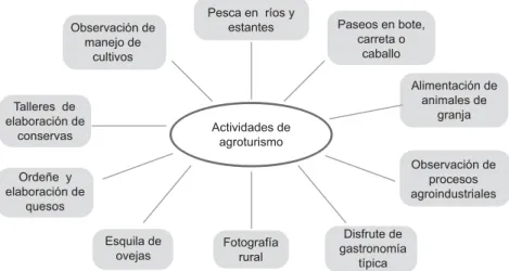 Figura 2. Actividades del agroturismo.