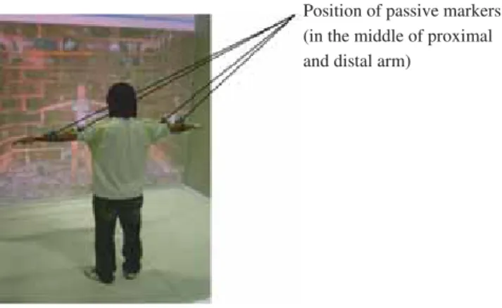 Fig. 4. Screenshot of training-based system for virtual rehabilitation in face to face mode.