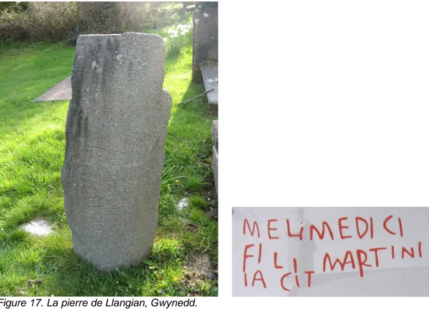 Figure 17. La pierre de Llangian, Gwynedd.      