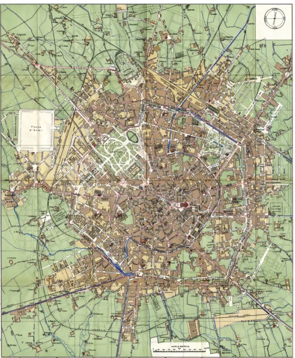 Figure 6 : L’étoile ferroviaire avant sa réorganisation (1904) 