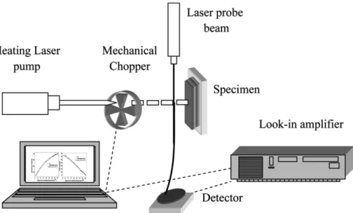 Fig. 2. Schematic experimental setup of the PTD technique.