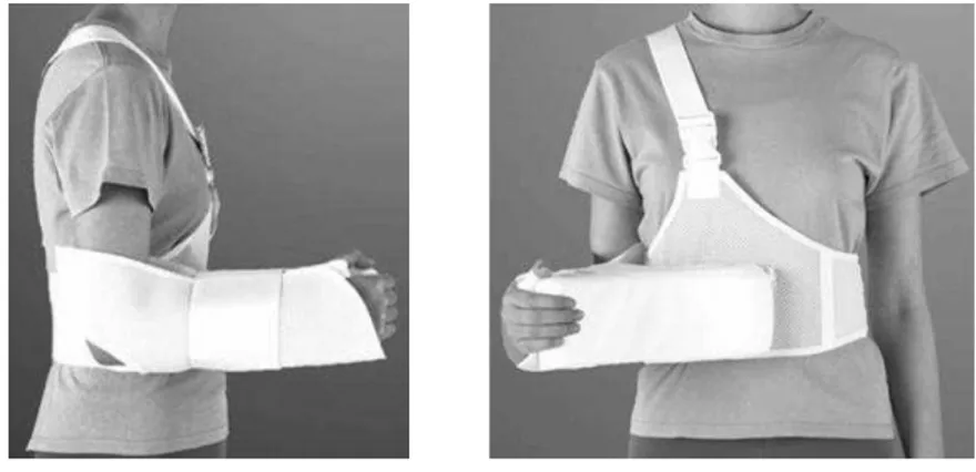 Figure 11 : Prototype de l’attelle d’immobilisation en rotation externe (Alcare, Tokyo, Japan).