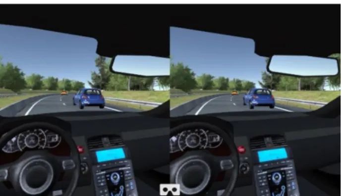 Figure 2 - Screenshot of the first version of 3DAV explore in  virtual reality mode 