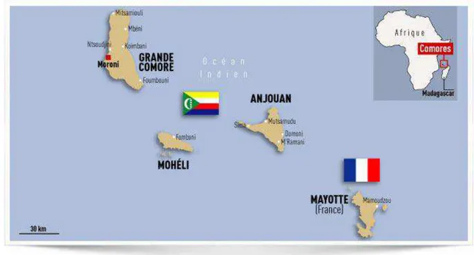 Figure 1: archipel des Comores 