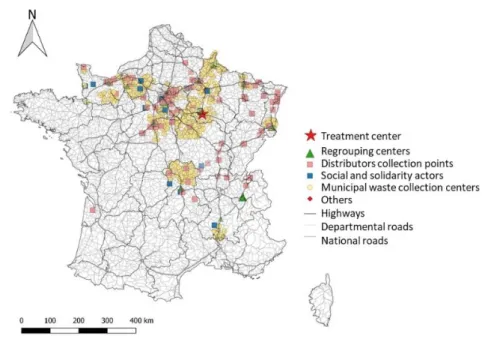 Table 2 – Transport activities considered in the case study 
