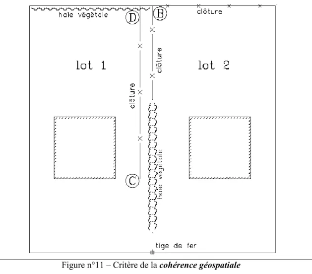 Figure n°11 – Critère de la cohérence géospatiale 