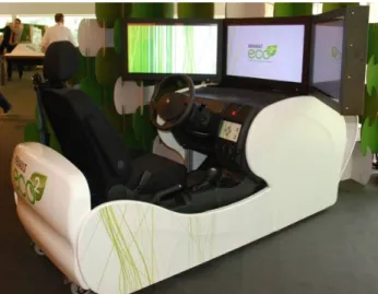 Figure 1 : Static eco2 driving simulator 