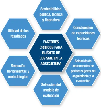 Figura 4. Factores críticos para la gestión de los SME en la agricultura.