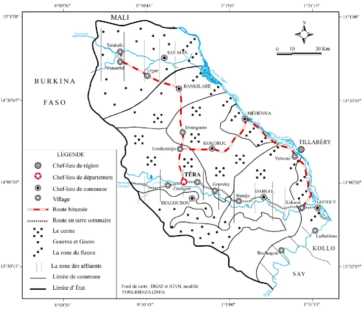Figure 1.1.34 : les zones d’enquêtes 