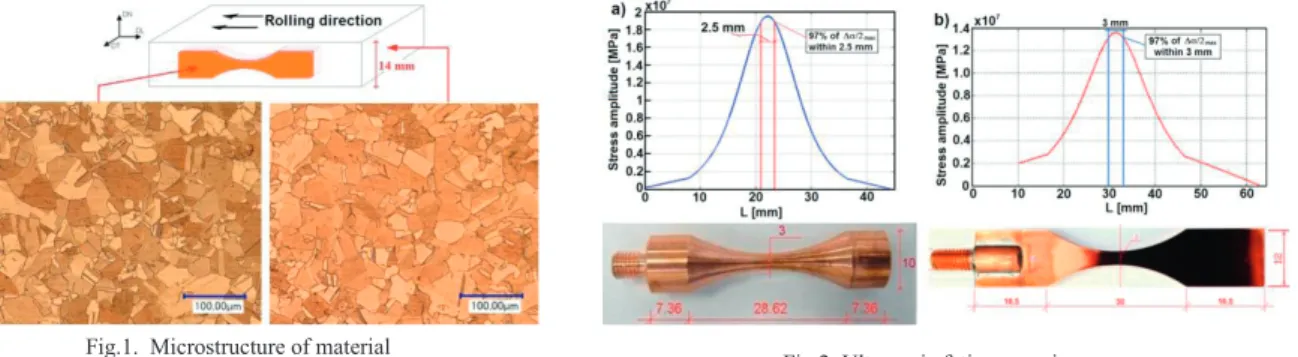 Figure 3 shows the spatial average of the temperature increase (heating) measured at the surface specimen and the deduced intrinsic dissipation