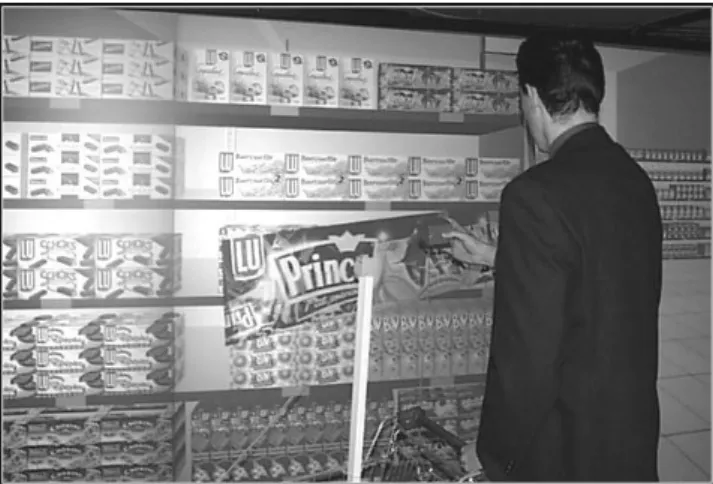 Figure 3. Virtual store for IN VIVO, designed and produced by the Ecole des Mines ParisTech and by the company Sim  Team (photo EMP)