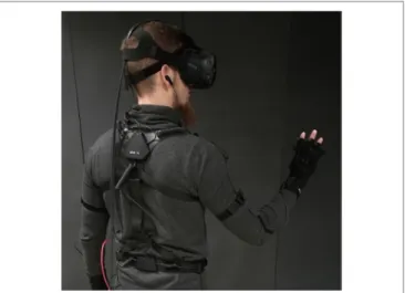 FigUre 4 | User equipped with the required devices for the experiment: 