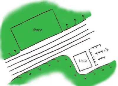 Figure 12 : Zone ferroviaire : repoussoir de l'espace public. Source : Carlotta Soucheyre 