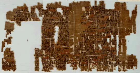 Figure 1 : Papyrus de Petrie, 1800 av. J-C (29) 