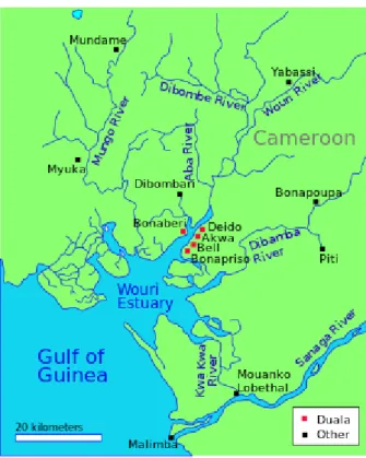 Figure 5 : Estuaire du Wouri 