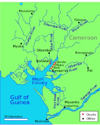 Figure 5 : Estuaire du Wouri 