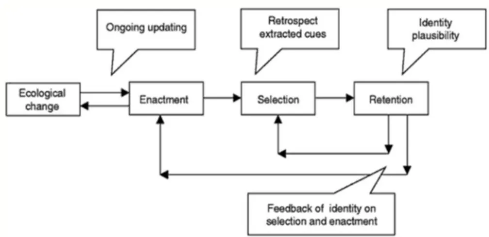 Figure 2-1 :   Processus de la fabrication de sens. 