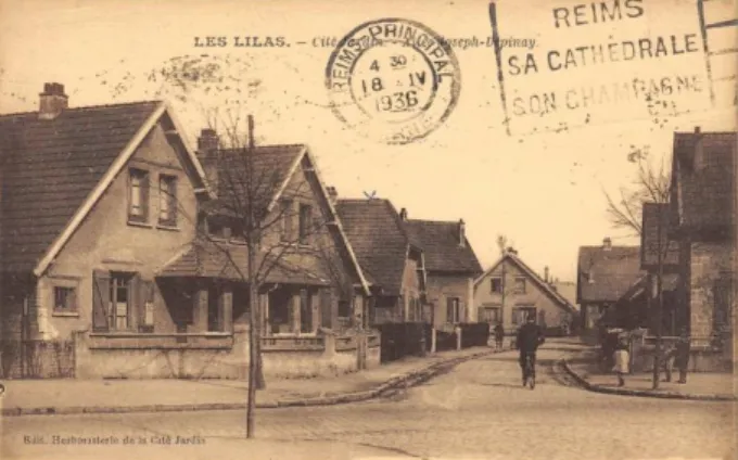 Figure 18 : Cité-jardin Les lilas, Reims. Delcampe. 1936 