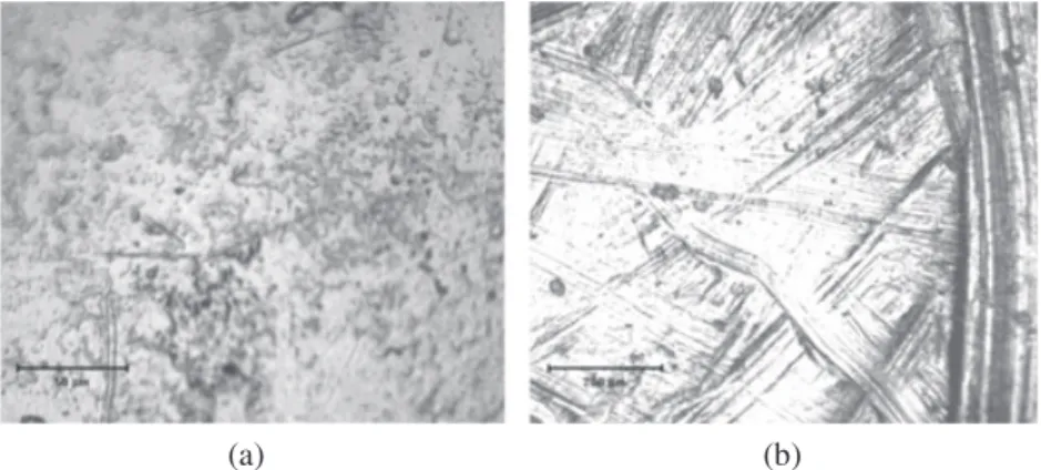 Figure 7 shows the different parameters relative to the different cutting conditions. It shows that the surface roughness depends on the cutting conditions