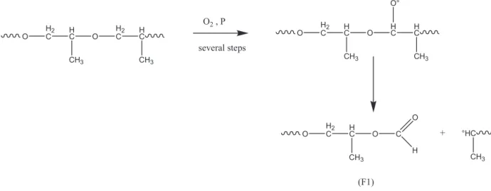 Fig. 6. Possible route for formate formation in POPA networks.