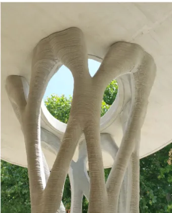 Fig. 4. Printed pillar in Aix-en-Provence (XtreeE, 2016).