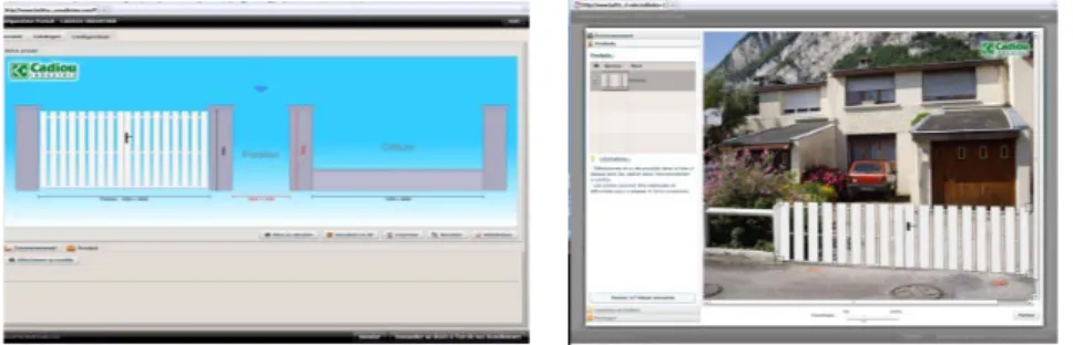 Figure 1. “Cadiou” configurator with 2D results 