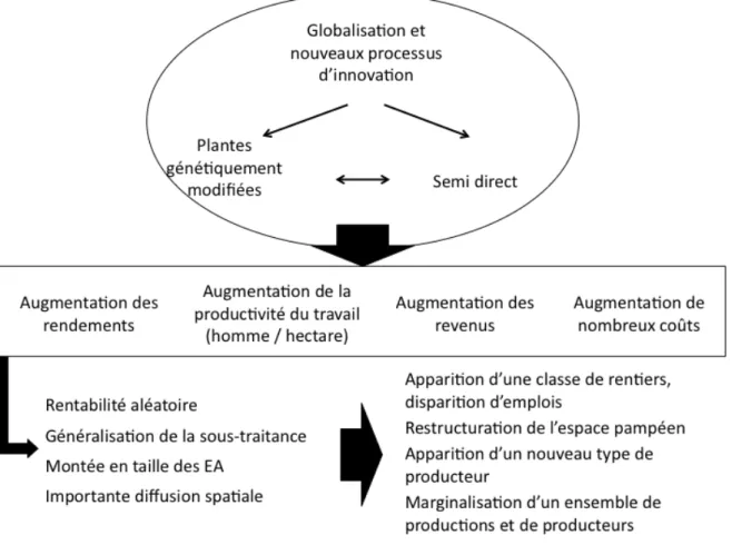 Figure 2 – Idéal-type de la troisième révolution agricole en Argentine 