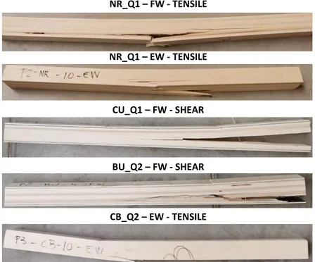 Figure 10. Failure patterns. 