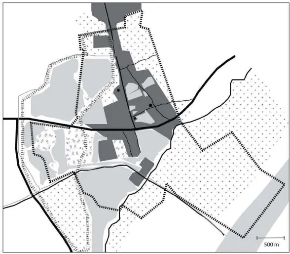 Figure 6: Yen So : un quartier de frange urbaine à l’interface entre Hanoi et l’espace périurbain.