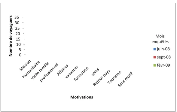 Figure 20 : Motivations des voyage