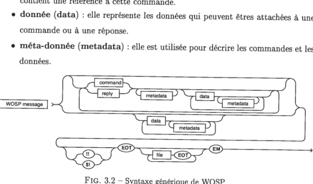 TAB. 3.1 — Structure des triplets WOS [91