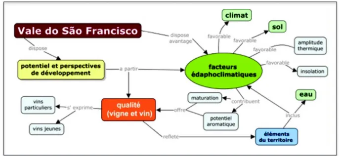 Figure 3 – Le territoire de la Vale do São Francisco par ses acteurs 