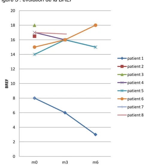 Figure 5 : évolution de la BREF 