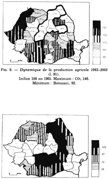 Fig. 10. — Densités rurales (1.  155) . 