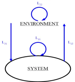 Figure 3.1 Parameters of open system 