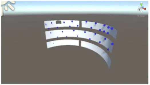 Fig. 5. 3D positioning of transducers