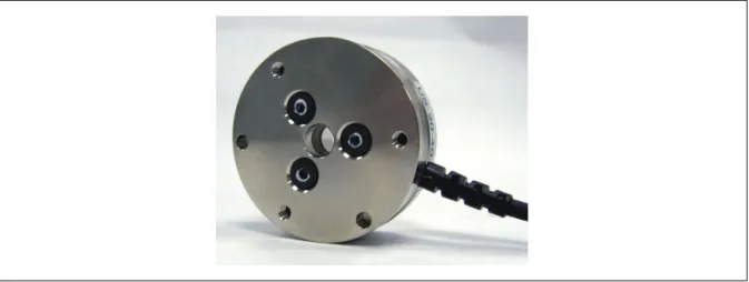 Figure 1.3 The Mini40 6-axis force-torque sensor (Source: www.ati-ia.com)