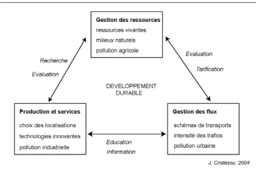 Figure 3 : Le système développement durable 