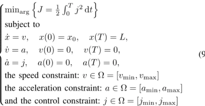 TABLE II: Acceleration limits and correspond- correspond-ing comfort levels