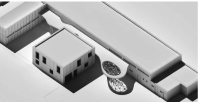 Figure 3.4 Initial design of the overall structure.