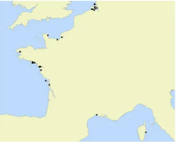 Figure 6.  Map of the sampled stations.