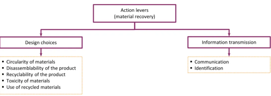 Figure 3. Graphical summary of the identified action levers and regulatory constraints
