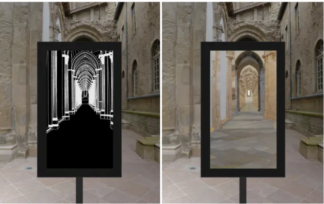 Fig. 4. Left: geometric consistency; Right: Visual consistency