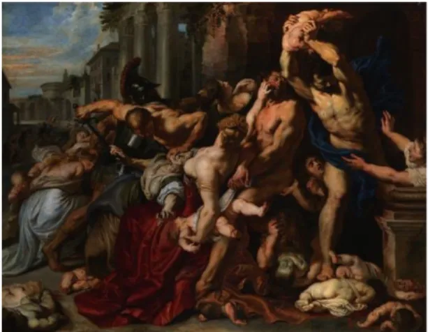 Illustration 4 : Pierre Paul Rubens,  Le Massacre des Innocents [1611-12] 