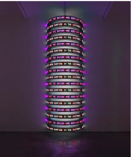 Figure 7- Jenny Holzer, MONUMENT, 2008 © Jenny Holzer / SOCAN (2020) 