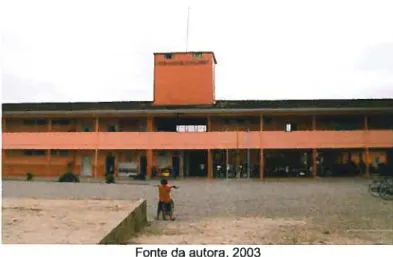 Figura 2.2. Vista do pàtio da escola Municipal Hans Dieter Schmidt, Joinville, Santa Catarina, Brasil